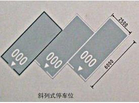 斜車位劃線標準尺寸圖!